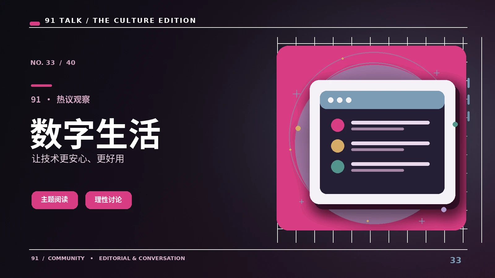 技术与数字习惯