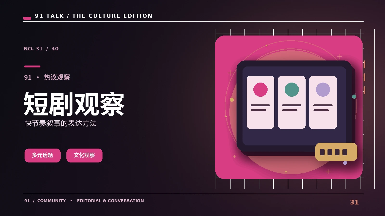 剧综叙事圆桌